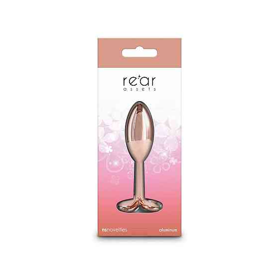 Анальна пробка NS Novelties Rear Assets — Clover — Rose Gold Sex Aura Київ