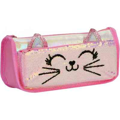 Пенал Cool For School 2 отделения С блестками (CF6706-lt.blue) Винница