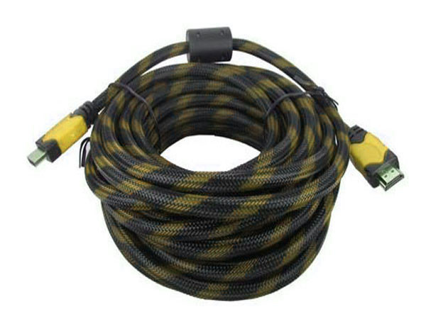 Кабель MHZ Hdmi to Hdmi 15м 1080p посилений в обмотці Винница - изображение 1