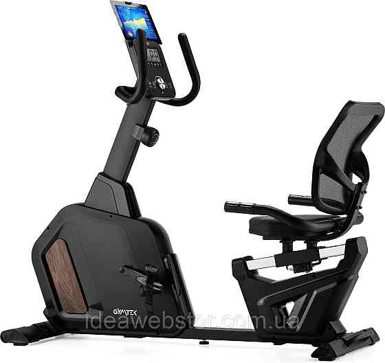 Горизонтальний велотренажер Gymtek XBR5000 магнітний чорний Київ