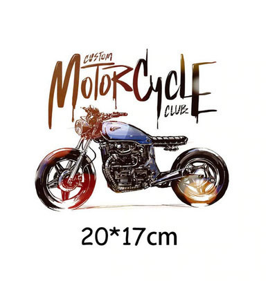 Термонаклейка на одежду Мотоцикл Киев - изображение 2