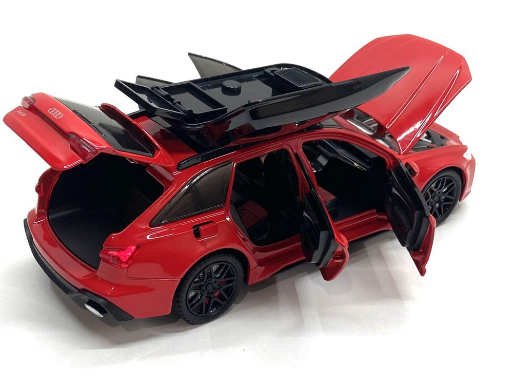 Машинка металева TK Union Group Audi A6 1:24 світло звук Червона (GT-05963) Чернігів - фото 4