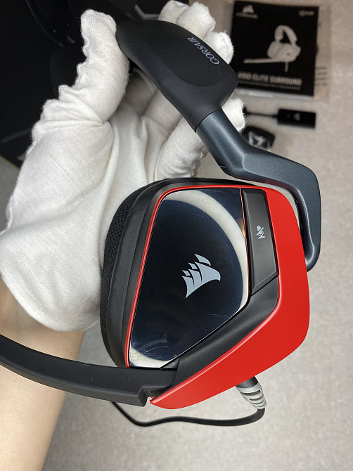 Игровая гарнитура Corsair VOID ELITE Surround 7.1 с микрофоном, совместимая с PC, PS4, Xbox, CA-9011206-EU Киев - изображение 5
