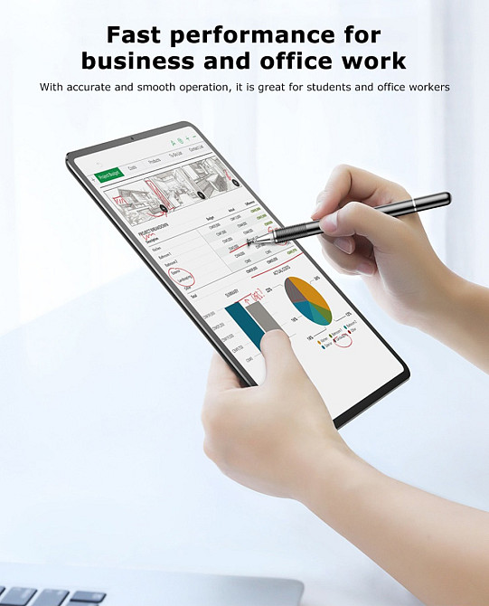 Стилус Baseus Golden Cudgel Capacitive Stylus Pen ACPCL-0S (Серебристый) Николаев - изображение 8