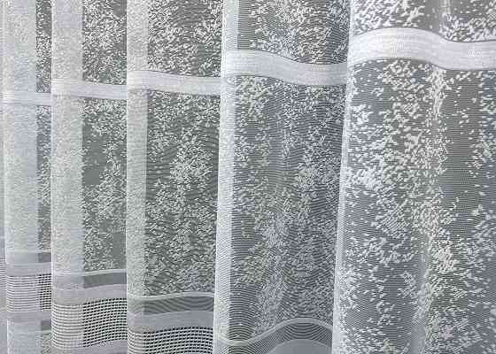 Тюль VR-Textil 1552т Cale Жакард мармур Білий 300х270 см (42-0466) Київ