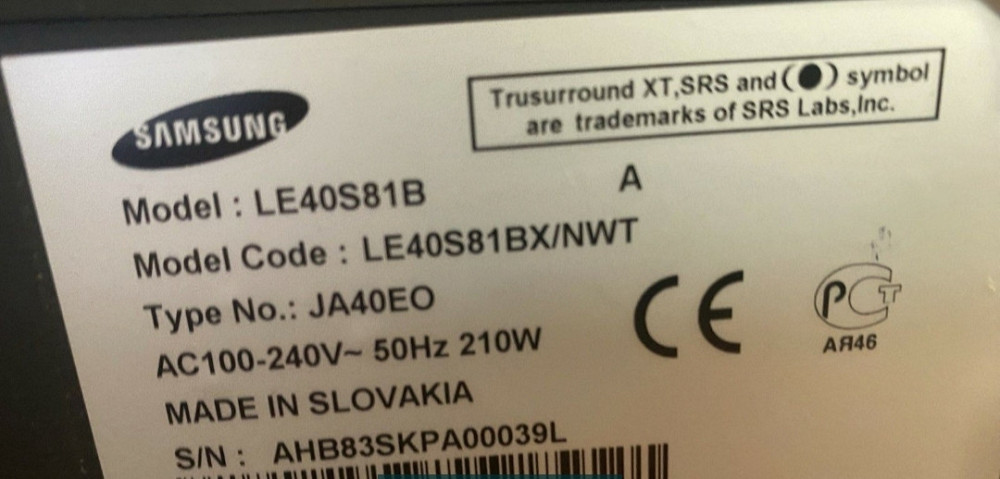 Телевізор Samsung LE40S81B 101.6 см. Харків - фото 1