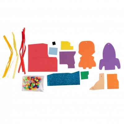 Набор для творчества 1 вересня Аппликация из фоамирана ЭВА и бусин Космическое путешествие (954552) Винница