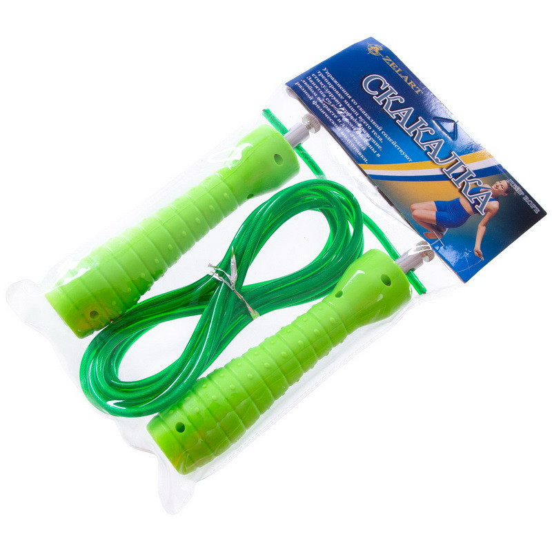 Скакалка скоростная Кроссфит co стальным тросом FI-4384 Вишнёвое - изображение 4