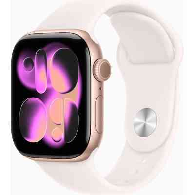 Смарт-часы Apple Watch Series 11 GPS 42mm Rose Gold Aluminium Case with Light Blush Sport Band - S/M (MEU04RK/A) Винница