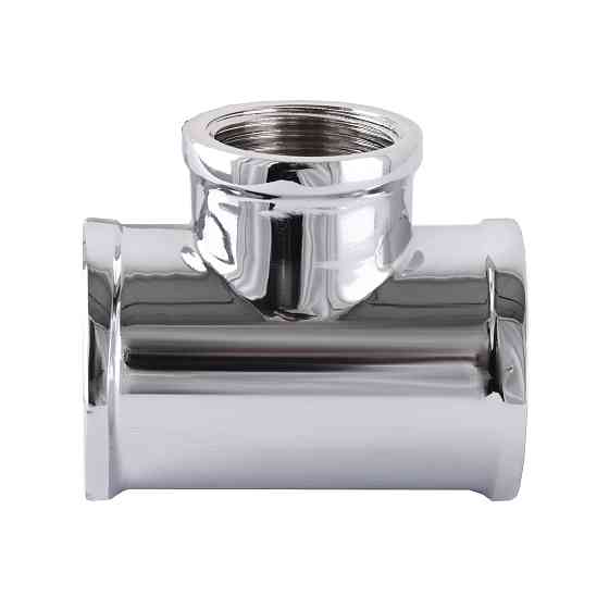Трійник SOLOMON 1″х3/4″х1″ ВВВ хром 8202 Луцьк
