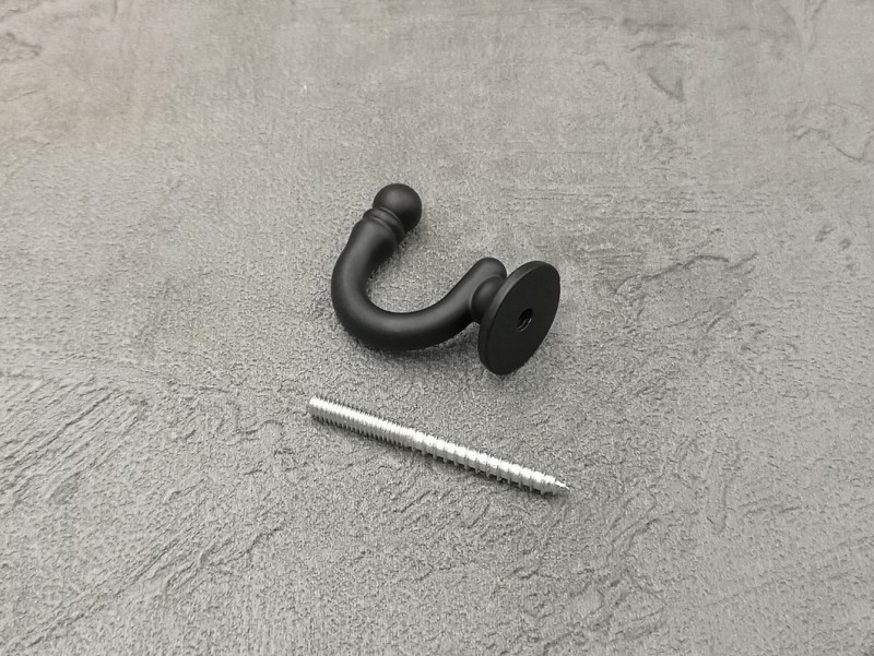 ГАЧОК металевий Orvit 35 мм ЧОРНИЙ ОКСАМИТ Львов - изображение 1