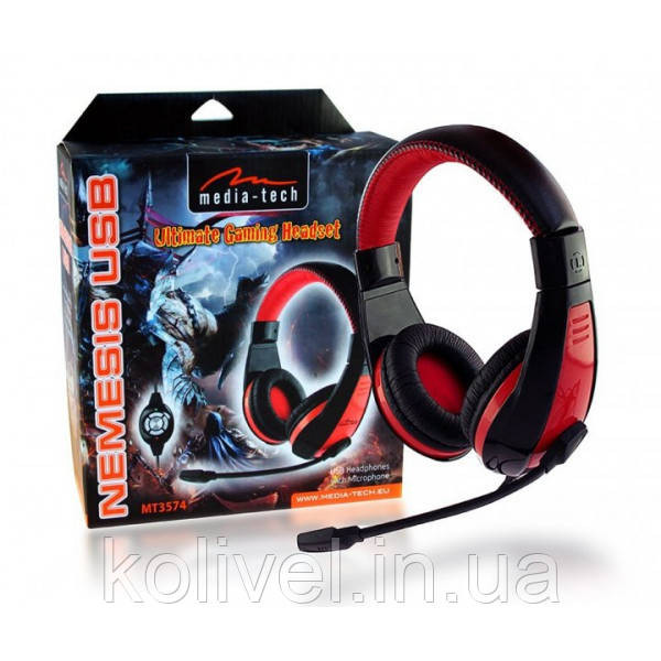 Навушники з мікрофоном Media-Tech NEMESIS USB (MT3574) Киев - изображение 7