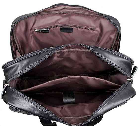 Сумка мужская для ноутбука 17 дюймов Черная (Vintage) Киев