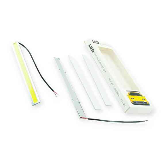 Ходовые 12V DRL COB 170х15мм белая огни Мукачево