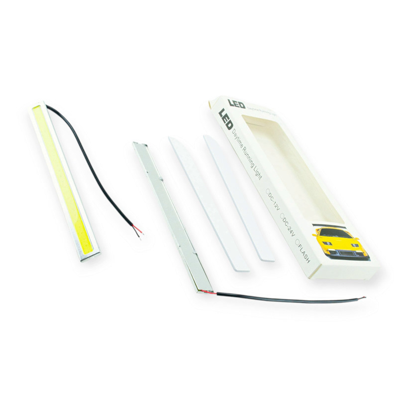 Ходовые 12V DRL COB 170х15мм белая огни Мукачево - изображение 1