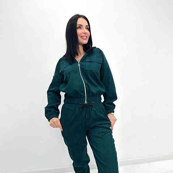 Вельветовый костюм-двойка Demien батал Киев