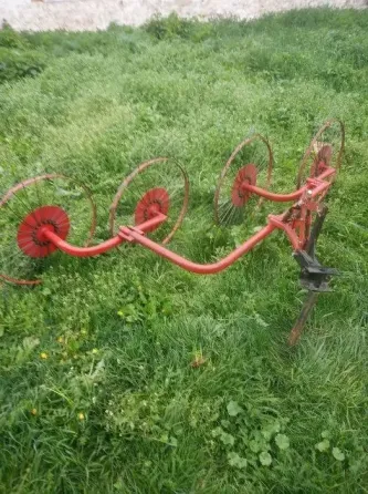 Граблі ворушилки Сонечко механічні 4-колісні граблі до мотоблока, спиці 4мм Харьков