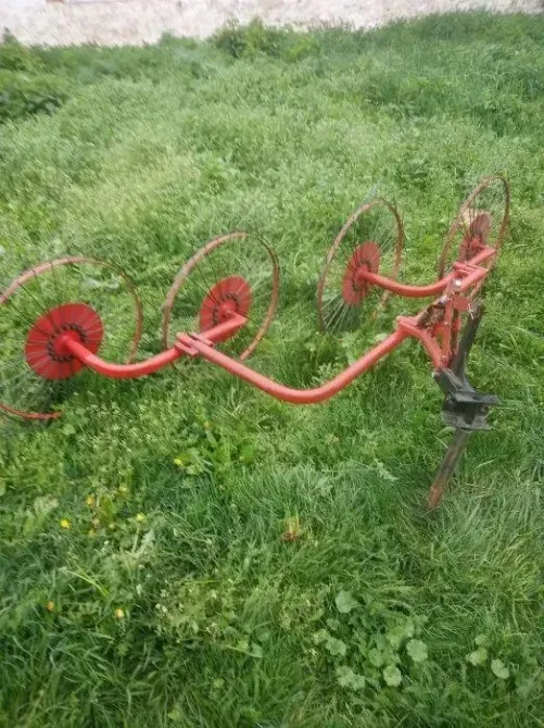 Граблі ворушилки Сонечко механічні 4-колісні граблі до мотоблока, спиці 4мм Харьков - изображение 5
