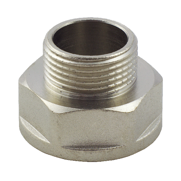 Перехідник 1''внутр х1/2''зовн нікель Харків - фото 2