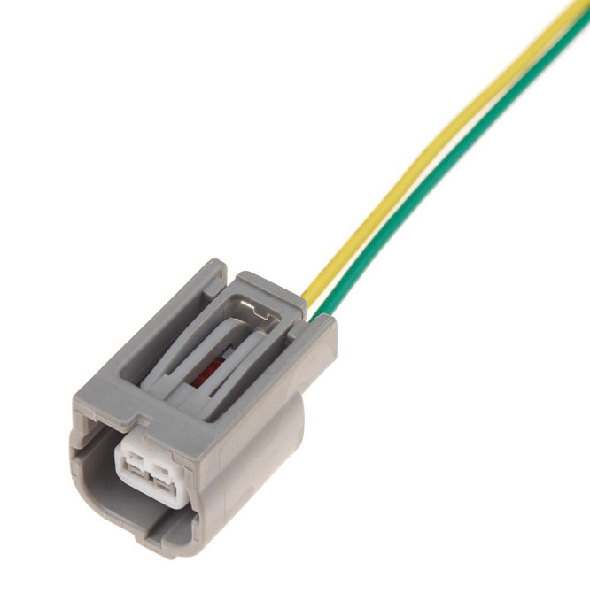 Разъем коннектор с проводом, 2-кон., Дат, Температуры, Подсветка, Птф (Противотуманки), Серый, Acura, Honda 47204 Киев - изображение 1