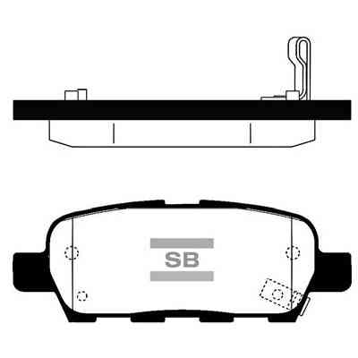 Гальмівні колодки HI-Q SP1184 Вінниця