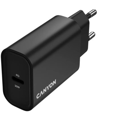 Зарядное устройство Canyon USB-C PD30W OnCharge Black (CNE-CHA30CLB) Винница - изображение 4