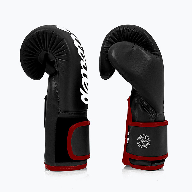 Боксерські рукавиці Fairtex BGV14 Black 14 унцій (бинти в комплекті) Кам'янське - фото 4