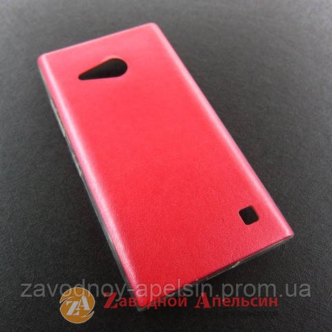 Nokia 730 Lumia чехол накладка кожа red Одесса - изображение 1
