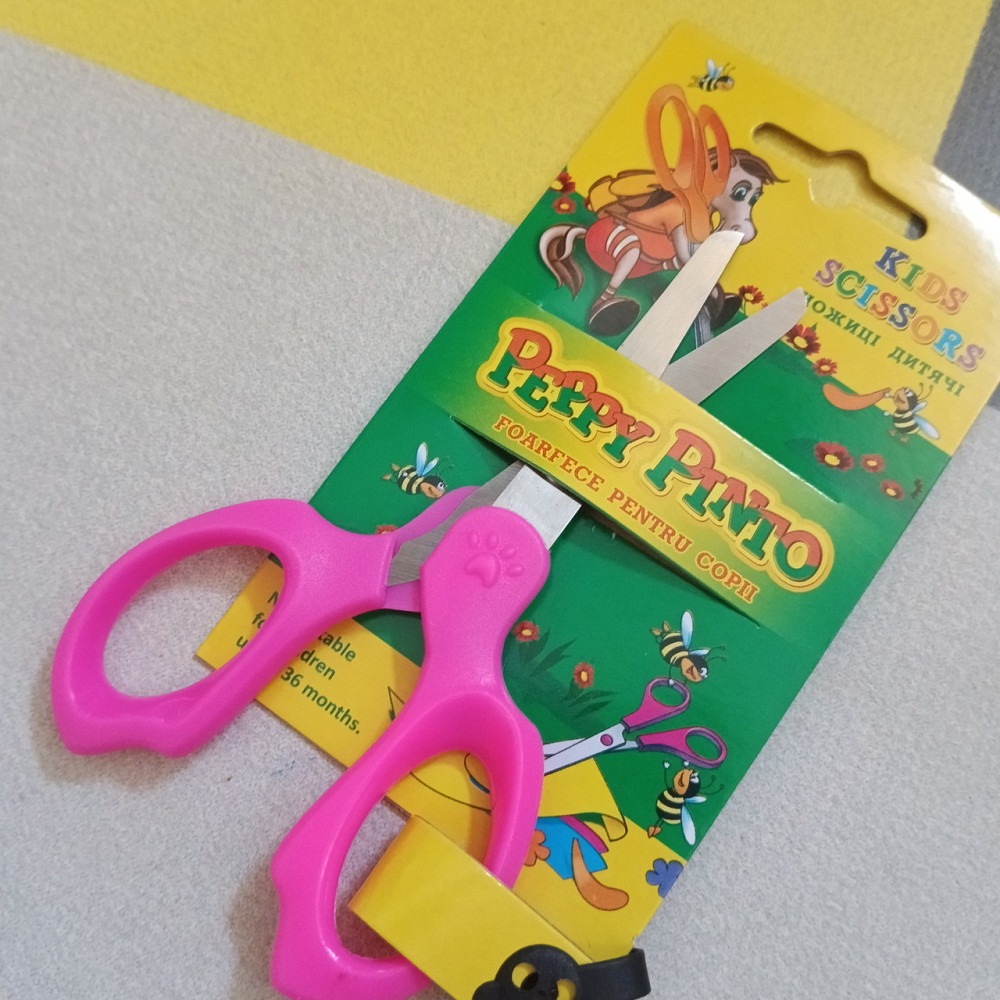 Ножницы стальные детские для бумаги Киев - изображение 3