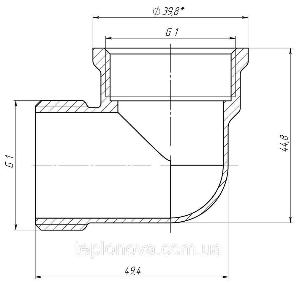 Кут 1| ВН латунний LL553S OPTIMUM Чернівці - фото 3