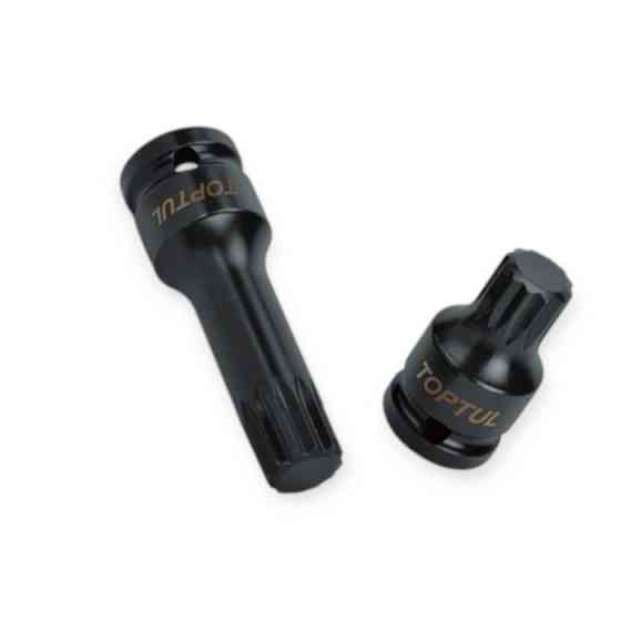 Головка - вставка SPLINE дванадцятипроменева ударна 1/2" M18 х 77 мм (зняття задньої маточини VAG) Мукачево