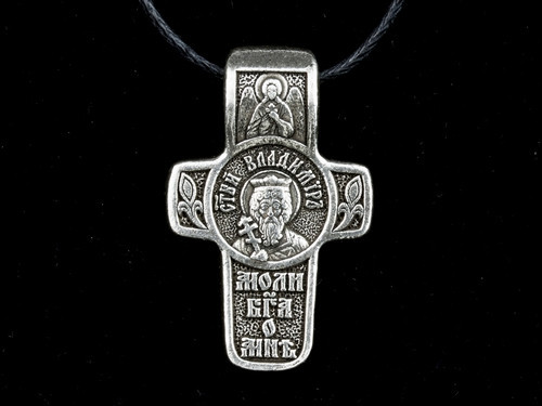 Іменний натільний хрест Володимир Київ - фото 1