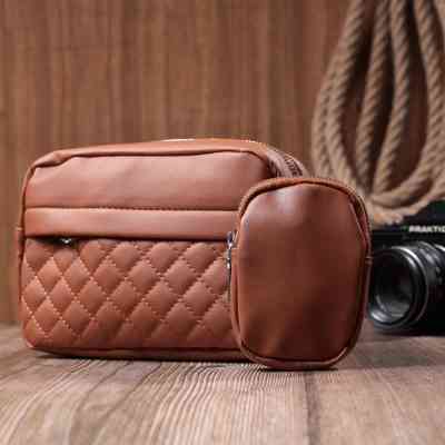 Сумка Vintage Жіноча крос-боді з монетницею з екошкіри Руда (22795) Вінниця