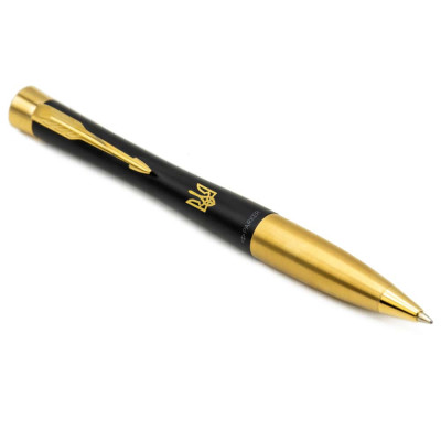 Ручка кулькова Parker URBAN 17 UKRAINE Muted Black GT BP Трезубец (30035_T001y) Вінниця - фото 3