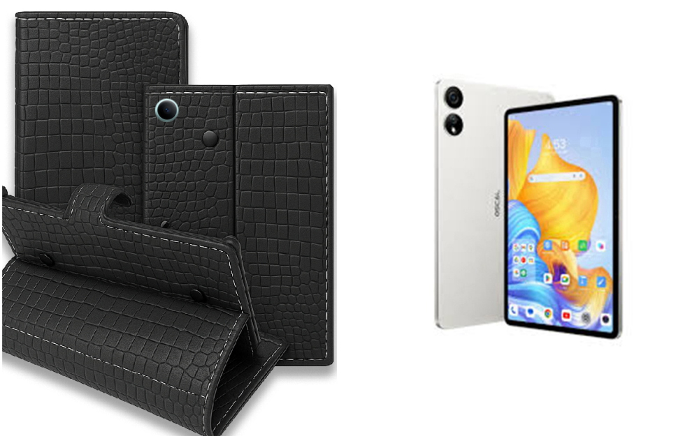 Книжка-трансформер для планшета Blackview Oscal Elite 1, колір Black Krokodil Black Київ - фото 1