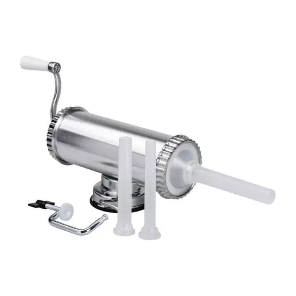 Yiwu Шприц для ковбаси ручний 8×25 см горизонтальний ковбасний шприц 1,5 л для фаршу 3 насадки Киев - изображение 6