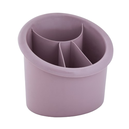 Підставка для столового приладдя овальна пластик фрезія Алеана Житомир - фото 1