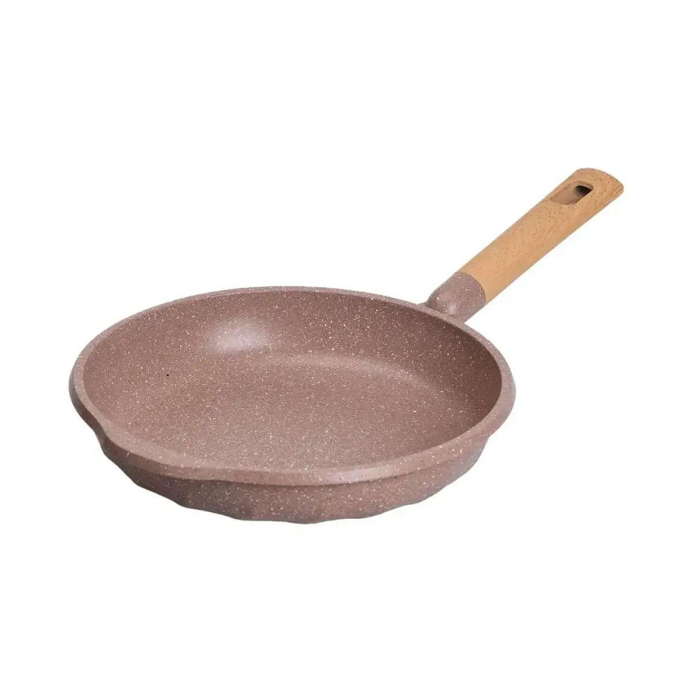 Алюминиевая сковорода 2,8 л с мраморным антипригарным покрытием Ø 28 см, толстое дно MGC кофейный HP-4-420CO Киев - изображение 1