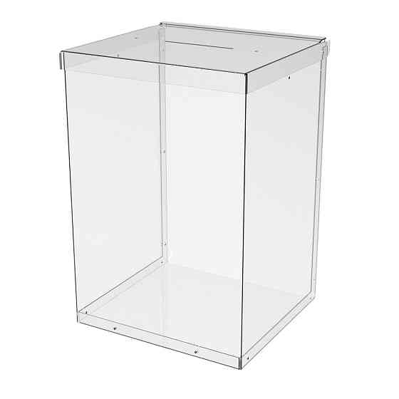 Ящик EKOSTAR без замка для пожертвований и сбора денег 220x200x320. Объем 14 литров Киев