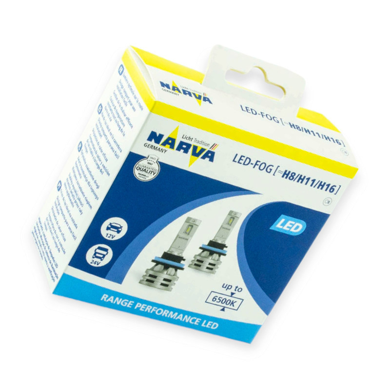 Автолампа H8, H11, H16 12V-24V RPL2 6500K 24W LED-FOG Мукачево - фото 1