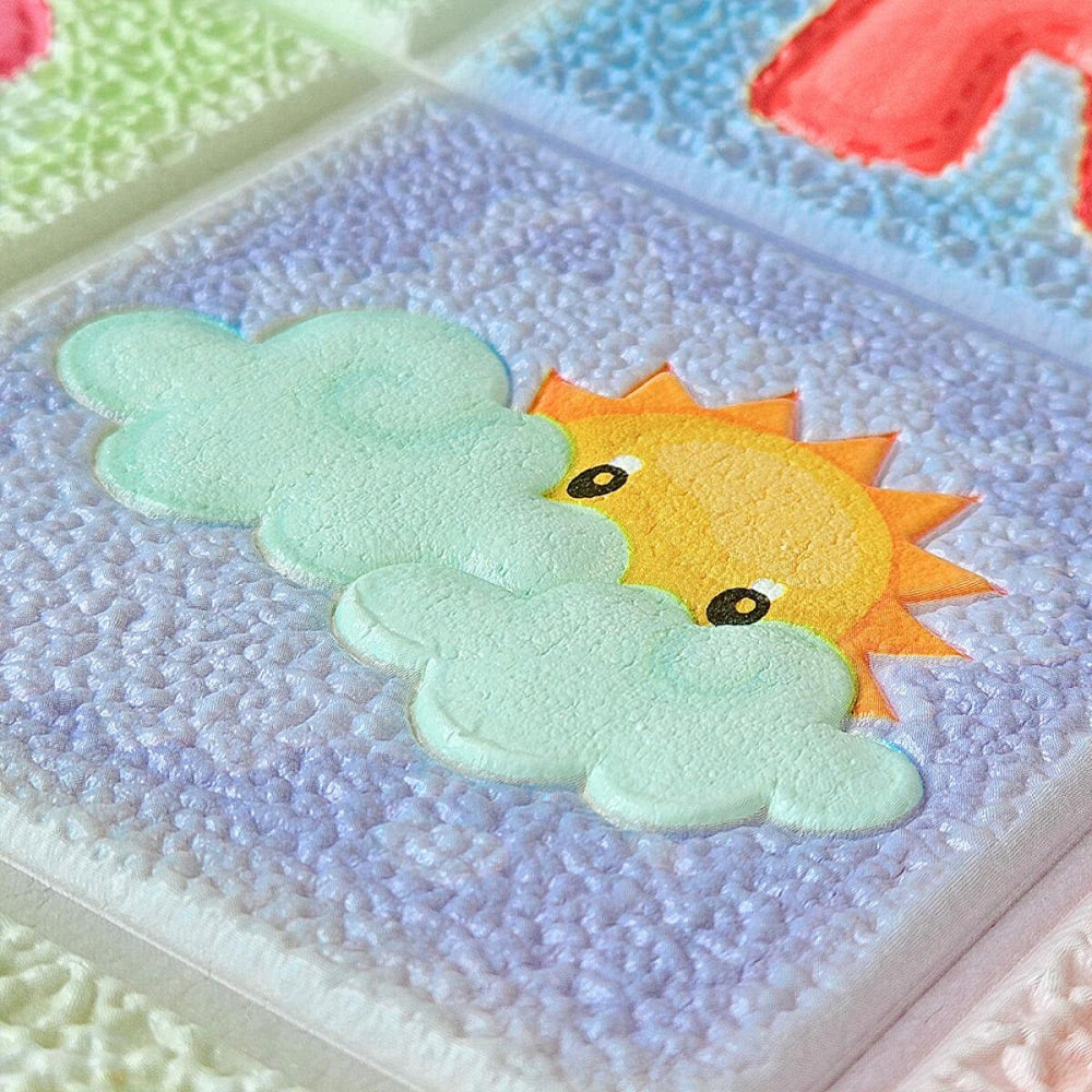 Набор панелей стеновых 3D 700х1400х4мм Алфавит (2шт) SW-00002352 Киев - изображение 8