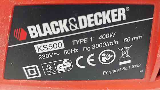 Електролобзик BLACK DECKER KS500 (Б клас) Луцк