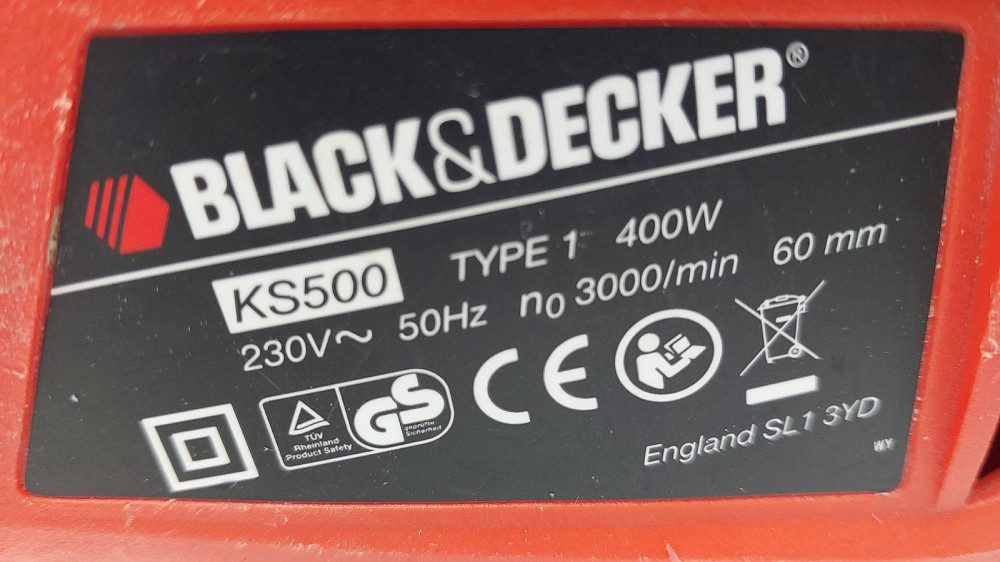 Електролобзик BLACK DECKER KS500 (Б клас) Луцьк - фото 4