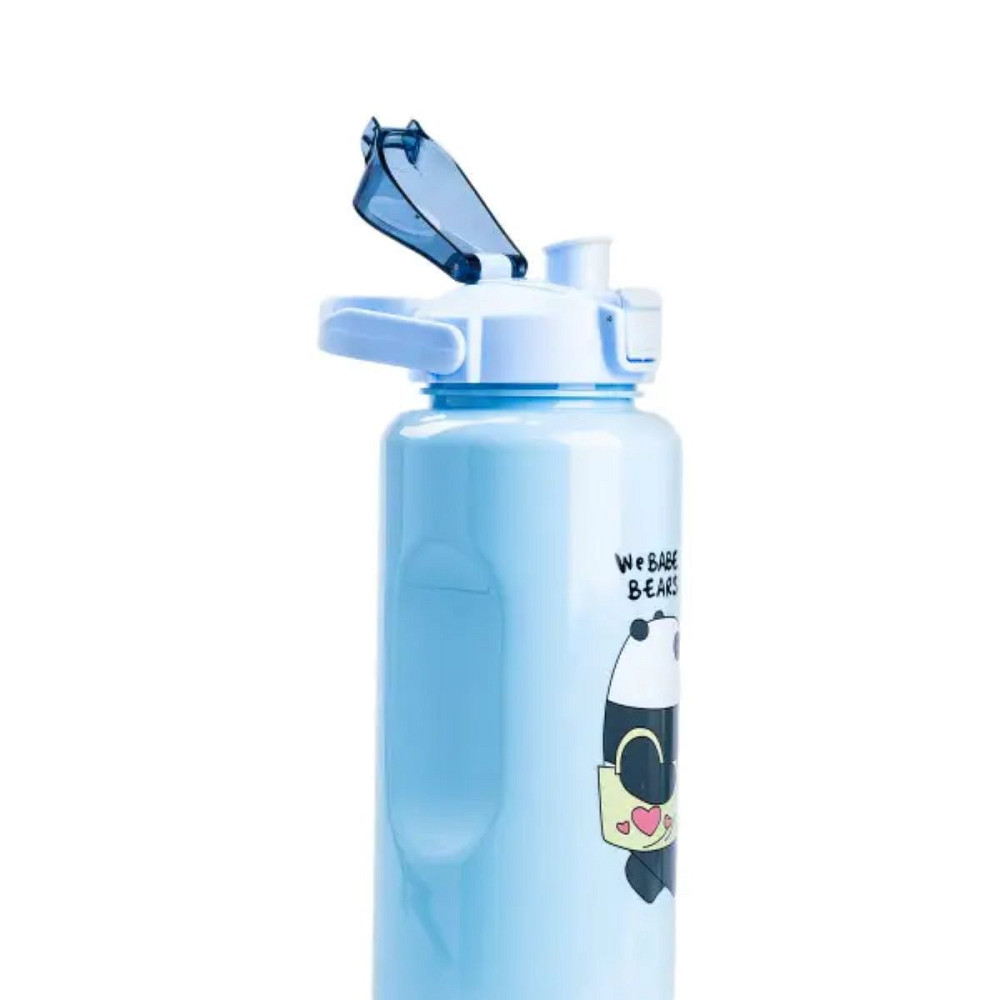 Happy Life Набір пляшок 3 в 1 Панда з поїлкою і ручкою 0.3 (л) 0.7 (л) 2 (л) Синій HPZSB120014B Киев - изображение 3