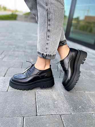 Olli Туфлі жіночі OLLI T-216-Астра чорні (весна-осінь, шкіра натуральна) (4777) Коломия