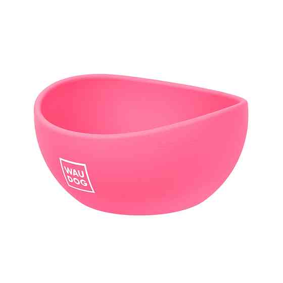 Миска WAUDOG Silicone, 250 мл розовый Киев