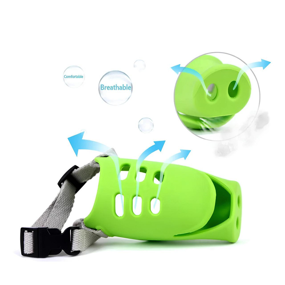 Намордник для собак Мила свиняча мордочка, Силіконовий намордник для домашніх тварин розмір S Київ - фото 2