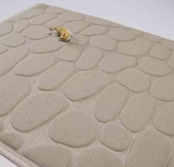 Коврик под дверь, Коврик для ванной комнаты, коврик для туалета, бежевый, размер 40*60см, Киев