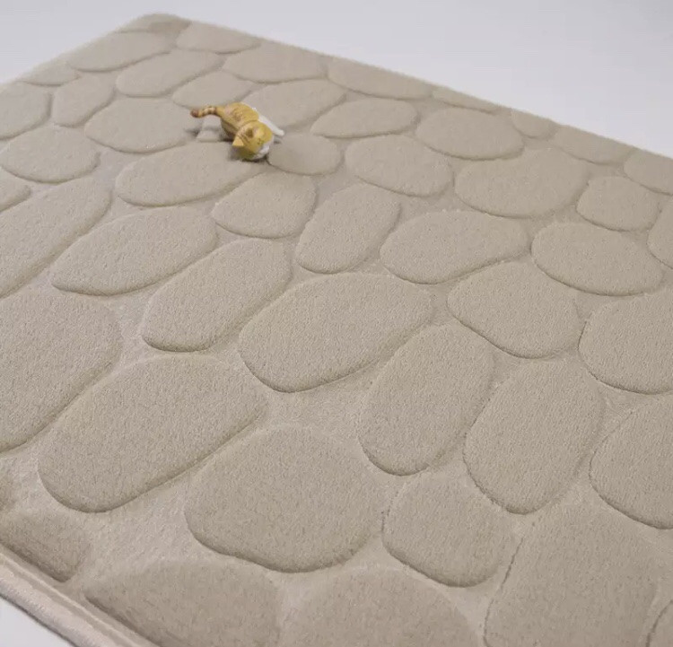 Коврик под дверь, Коврик для ванной комнаты, коврик для туалета, бежевый, размер 40*60см, Киев - изображение 3