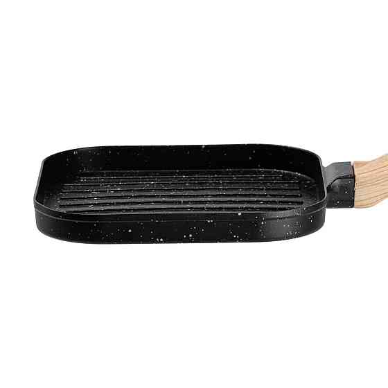 Breakfast Сковорода гриль квадратна 18×18 см рифлена з гранітним покриттям чорна HP39568B Киев
